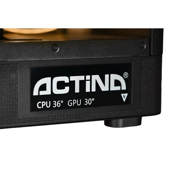 Actina 5901443441939 PC Intel Core Ultra 5 250K Plus 32 GB DDR5-SDRAM 1 TB SSD NVIDIA GeForce RTX 5070 Midi Tower Black - Ready-made PC - Ready-made - Techbox