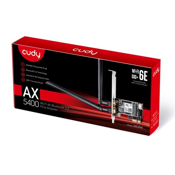 Cudy WE3000 network card Internal WLAN / Bluetooth 2400 Mbit/s | Techbox