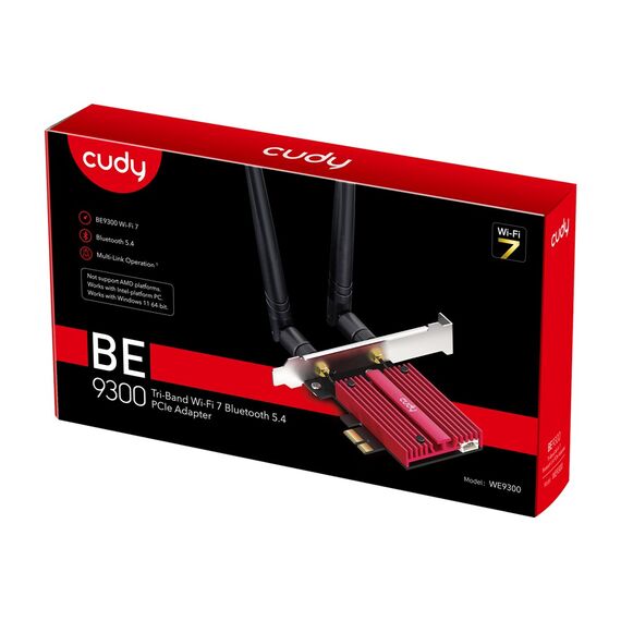 Cudy WE9300 network card Internal WLAN / Bluetooth 5765 Mbit/s | Techbox