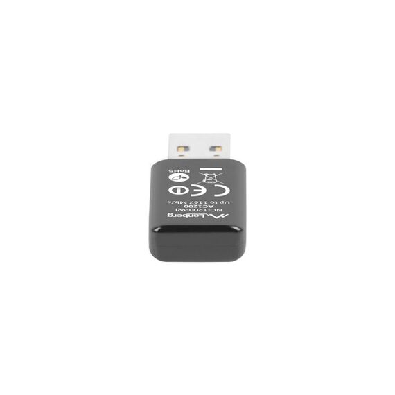 Lanberg NC-1200-WI network card WLAN 5000 Mbit/s - USB Wi-Fi - Network Devices - Techbox