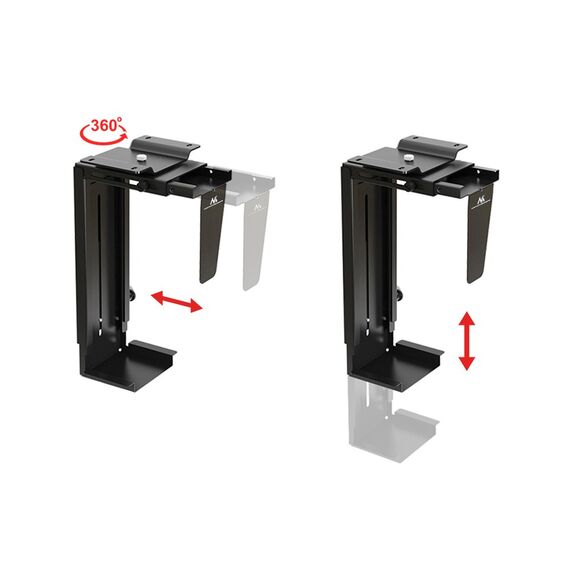 The MC-713 PC Holder Computer Under Desk Table Bracket Support Storage - Computer Case Accessories - PC Cases & Accessories - Techbox