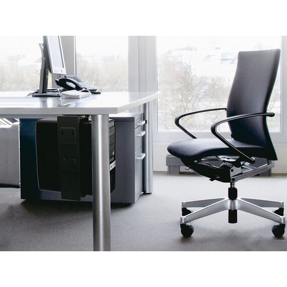 The MC-713 PC Holder Computer Under Desk Table Bracket Support Storage - Computer Case Accessories - PC Cases & Accessories - Techbox