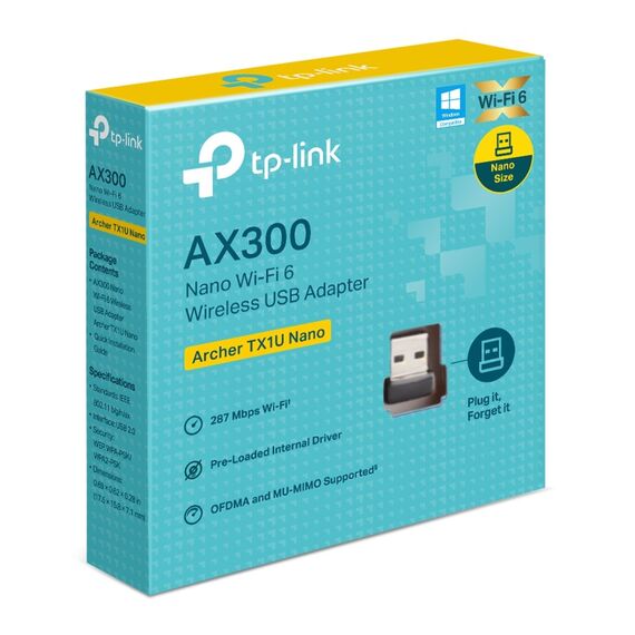 TP-LINK ARCHER TX1U NANO NETWORK CARD - USB Wi-Fi - Network Devices - Techbox