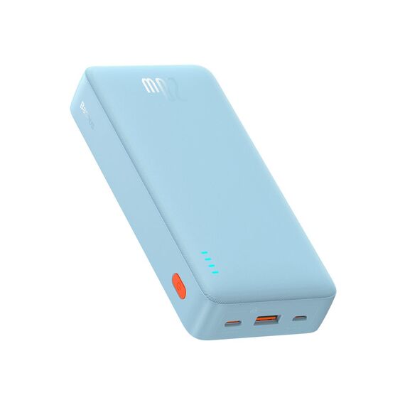 Baseus Airpow Lithium Polymer (LiPo) 20000 mAh Blue - Powerbanks - Smartphone Chargers - Techbox