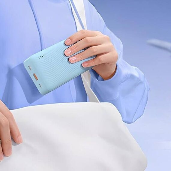Baseus Airpow Lithium Polymer (LiPo) 20000 mAh Blue - Powerbanks - Smartphone Chargers - Techbox