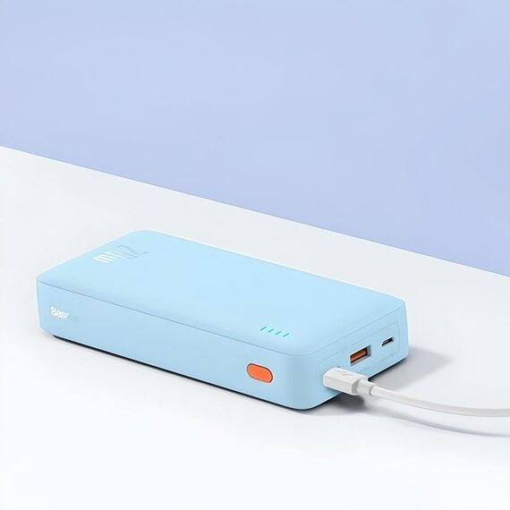 Baseus Airpow Lithium Polymer (LiPo) 20000 mAh Blue - Powerbanks - Smartphone Chargers - Techbox