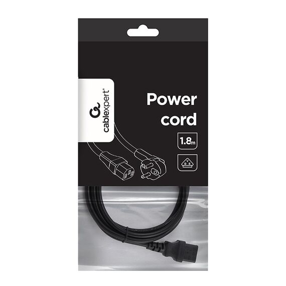 Gembird PC-186-VDE power cable Black 1.8 m | Techbox