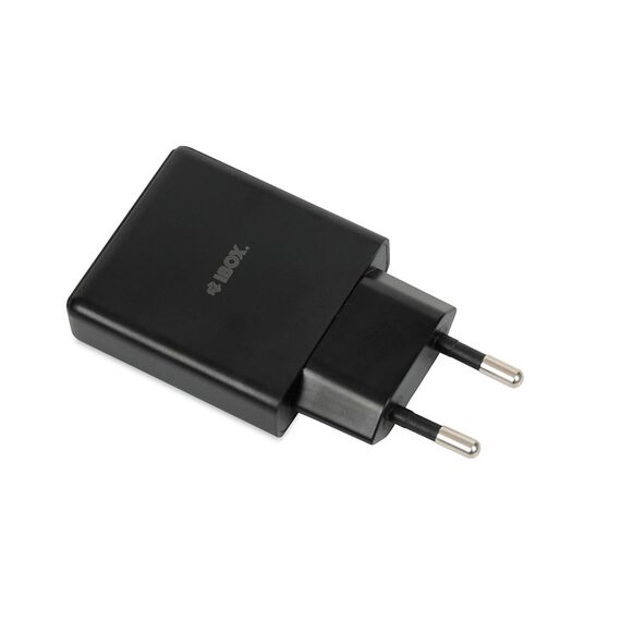 iBOX C-43 Slim GaN PD30W Wall charger, Black - Travel Chargers - Smartphone Chargers - Techbox
