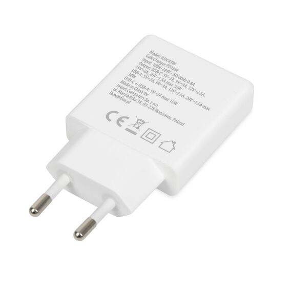 iBox ILUC43W mobile device charger Universal White AC Indoor - Travel Chargers - Smartphone Chargers - Techbox
