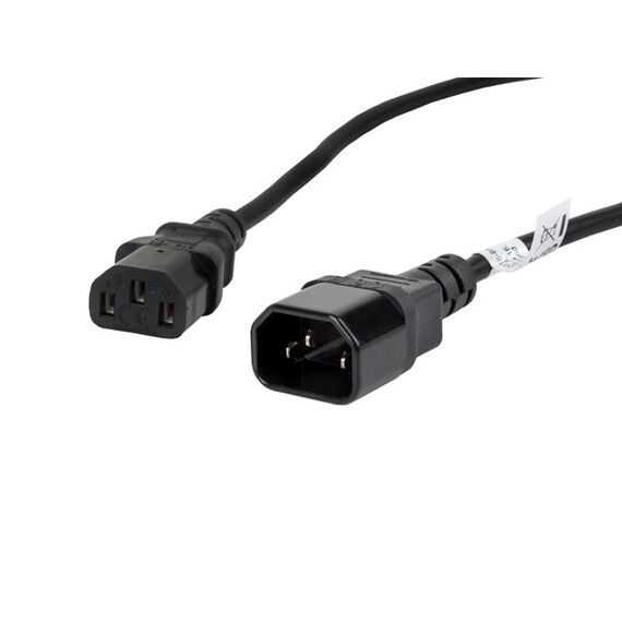 LANBERG POWER CABLE EXTENSION C13->C14 VD - Power Cables - Cables & Adapters - Techbox