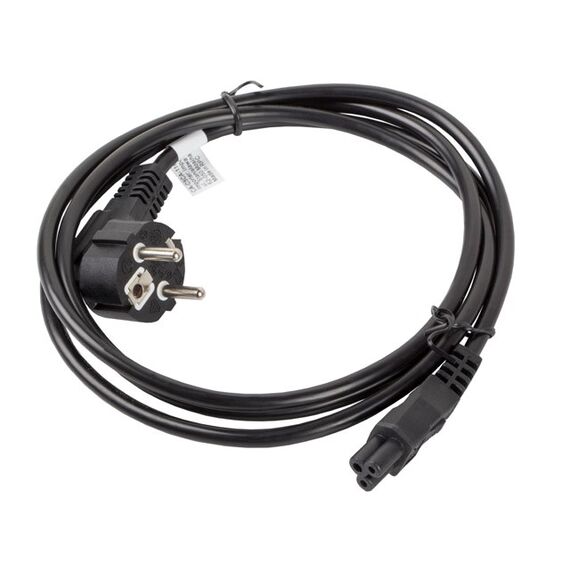 Lanberg power cable for laptop cee 7/7->c5 ca-c5ca-11cc-0018-bk - Power Cables - Cables & Adapters - Techbox
