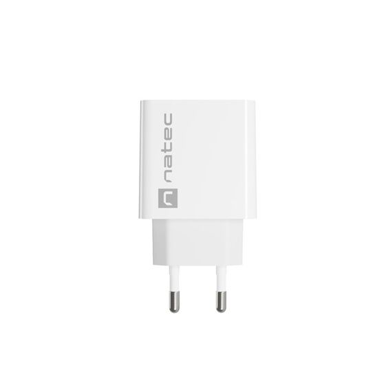 NATEC NETWORK CHARGER RIBERA USB-A+USB-C 20W PD - Travel Chargers - Smartphone Chargers - Techbox