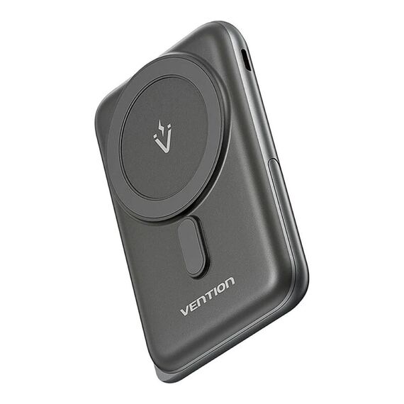 Vention 10000mAh 20W - magnetic power bank (black) - Powerbanks - Smartphone Chargers - Techbox