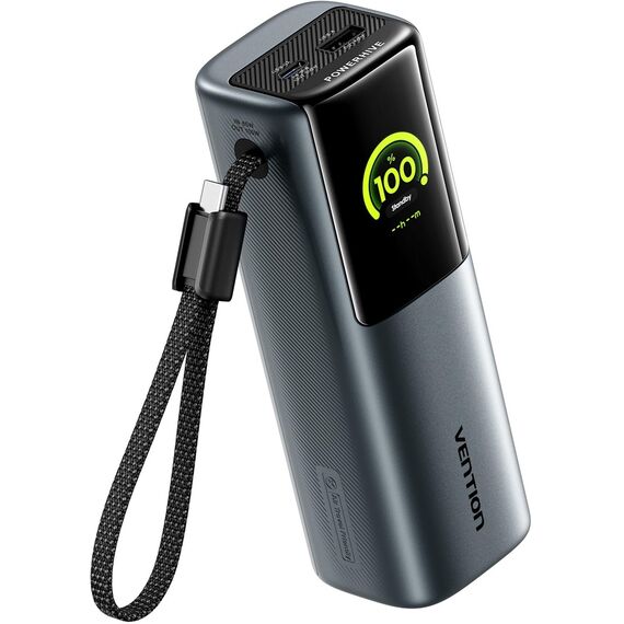 Vention Powerhive 20000mAh 165W power bank + cable - Powerbanks - Smartphone Chargers - Techbox