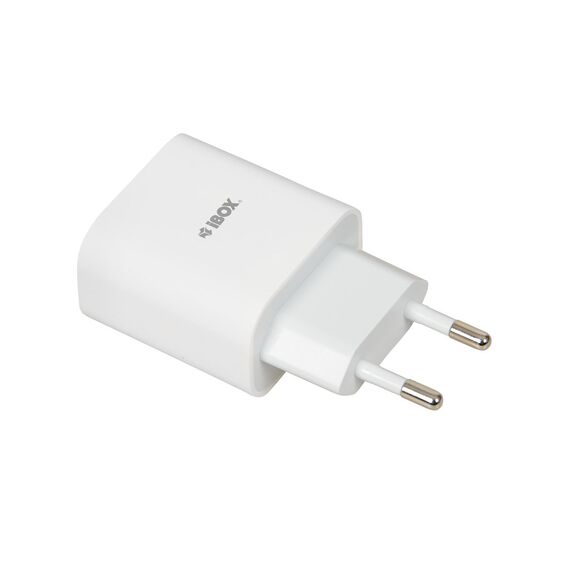 Wall charger iBOX C-37 GaN PD20W, white - Travel Chargers - Smartphone Chargers - Techbox