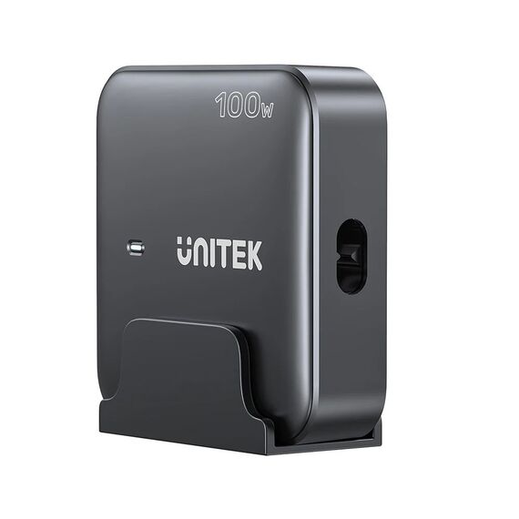 GaN network charger - Unitek P1229ABK01-EU | 100W 2x USB-C 2x USB-A | Techbox