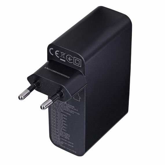 Gembird TA-UC-PDQC100LCD-01-BK mobile device charger Laptop, Smartphone Black AC Fast charging Indoor | Techbox