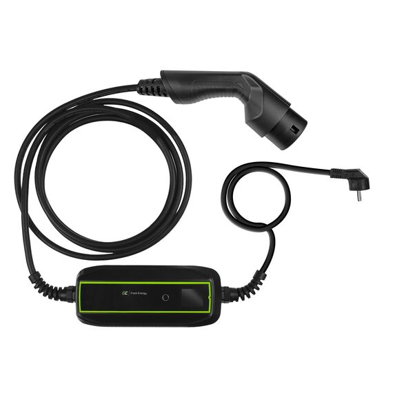 Green Cell EV16 electric vehicle charging station Black 1 Built-in display LCD - Electric Vehicle Accessories - Go Green - Techbox