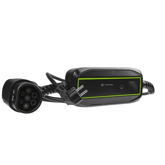 Green Cell EV16 electric vehicle charging station Black 1 Built-in display LCD - Electric Vehicle Accessories - Go Green - Techbox