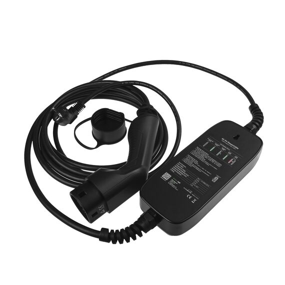 Green Cell EV16 electric vehicle charging station Black 1 Built-in display LCD - Electric Vehicle Accessories - Go Green - Techbox