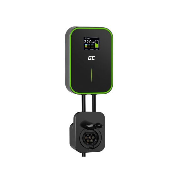 GREEN CELL WALLBOX EV POWERBOX 22KW WITH SOCKET & RFID | Techbox