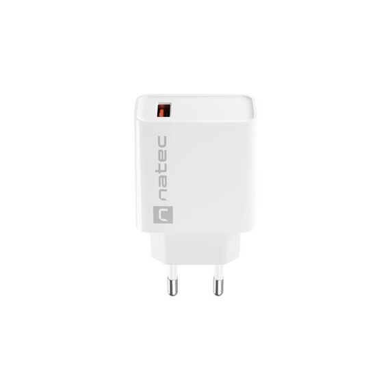 NATEC NETWORK CHARGER RIBERA USB-A 18W WHITE | Techbox