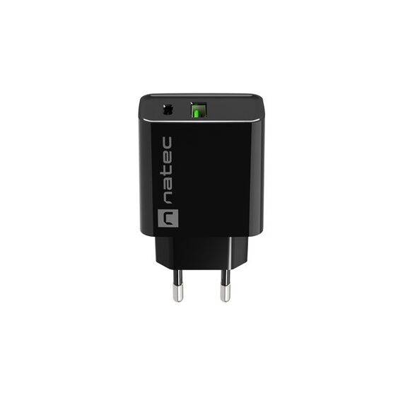 NATEC NETWORK CHARGER RIBERA USB-A+USB-C 20W PD | Techbox