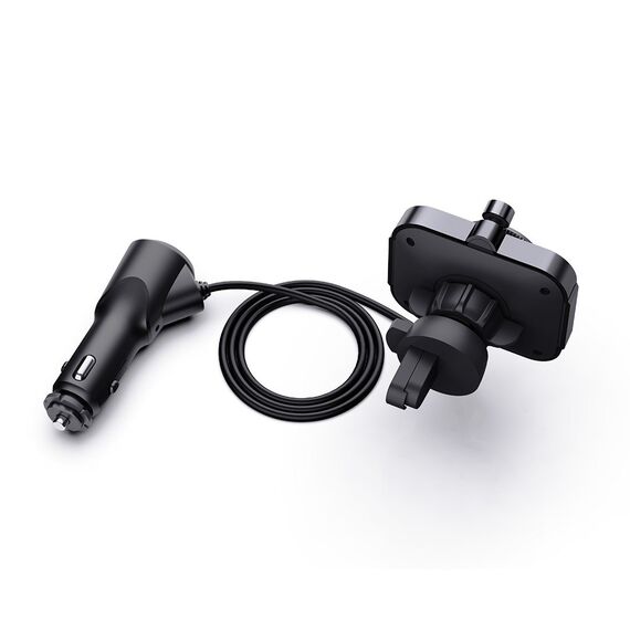 Savio TR-14 Transmiter FM z Bluetooth i ładowarką PD 87.6 - 107.9 MHz Bluetooth/USB Black | Techbox
