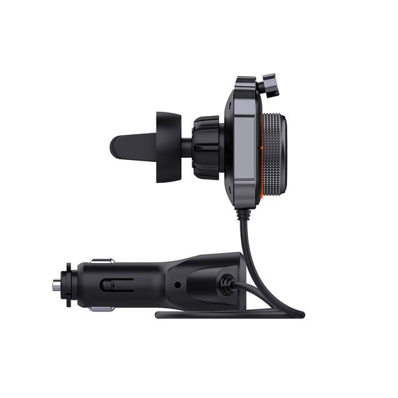 Savio TR-14 Transmiter FM z Bluetooth i ładowarką PD 87.6 - 107.9 MHz Bluetooth/USB Black | Techbox