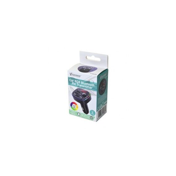Vakoss TC-B439K FM transmitter 87.5 - 108 MHz Bluetooth/USB Black - Smartphone Holders - Smartphones - Techbox
