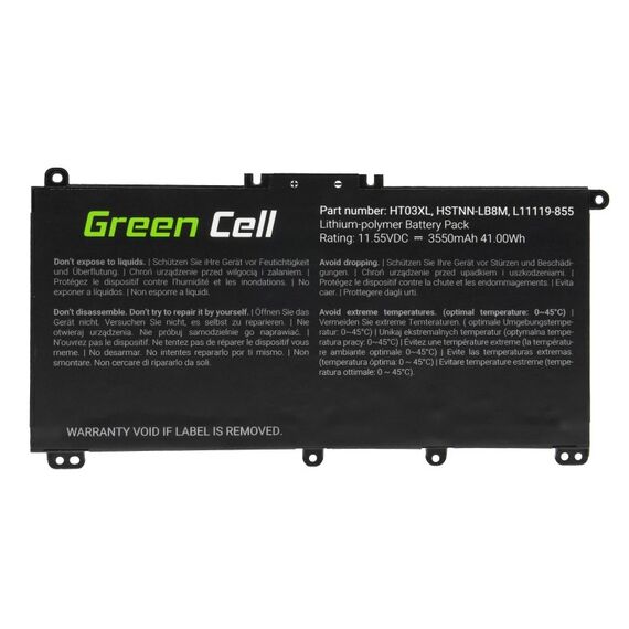 Green Cell HP163 notebook spare part Battery - Laptop Batteries - Laptop - Techbox