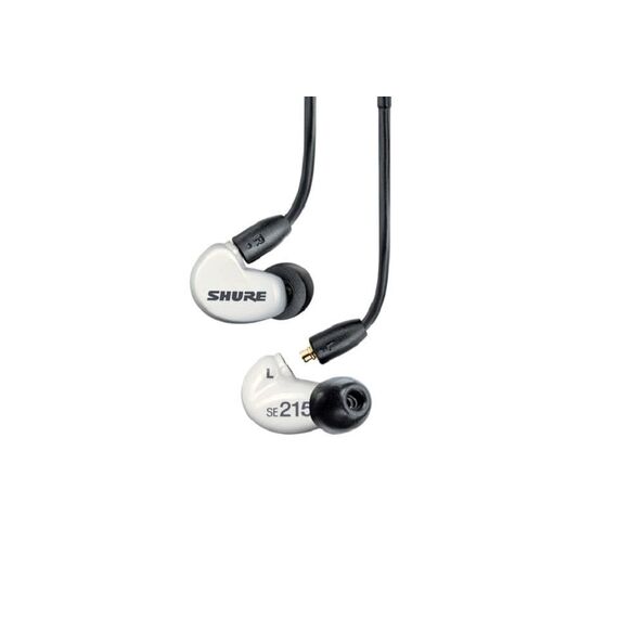 Shure AONIC 215 - in-ear headphones with single transducer and 3.5mm cable (white) | Techbox