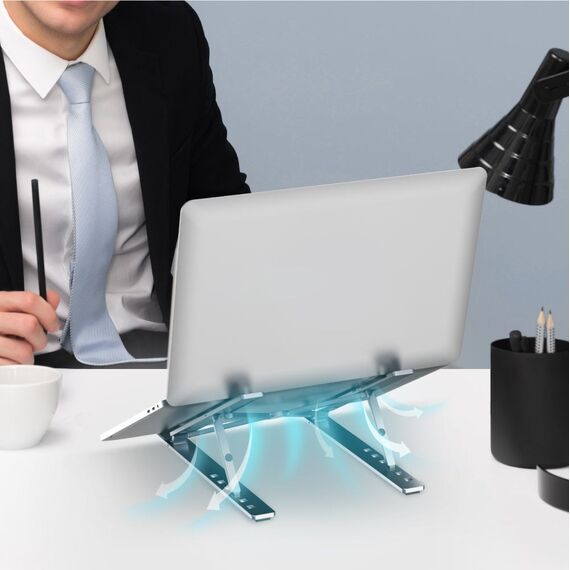 UNITEK OT155SL laptop stand Silver | Techbox