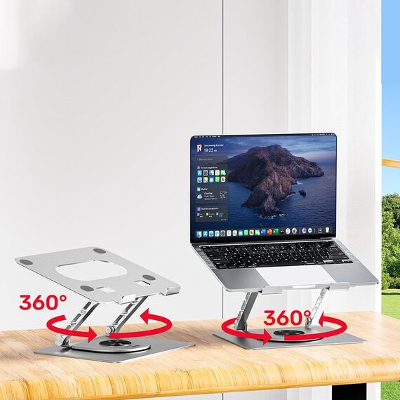 Unitek OT180SL01 360° adjustable laptop stand 10-16" | Techbox
