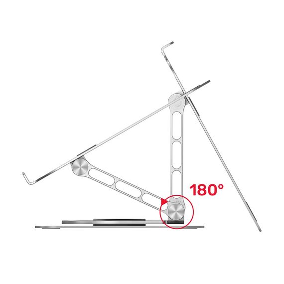 Unitek OT180SL01 360° adjustable laptop stand 10-16" | Techbox