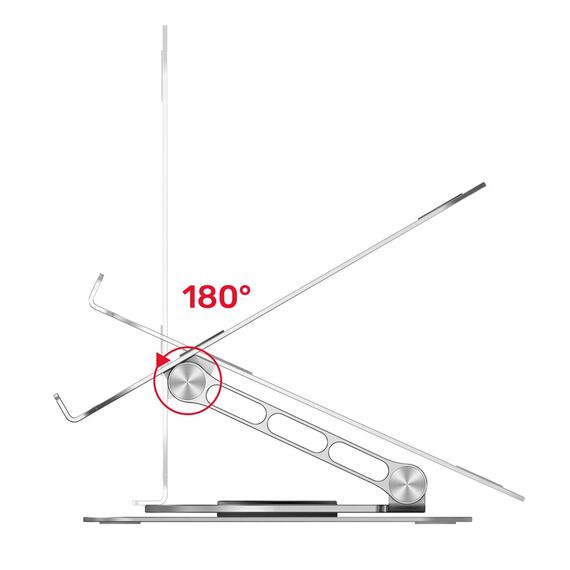 Unitek OT180SL01 360° adjustable laptop stand 10-16" | Techbox