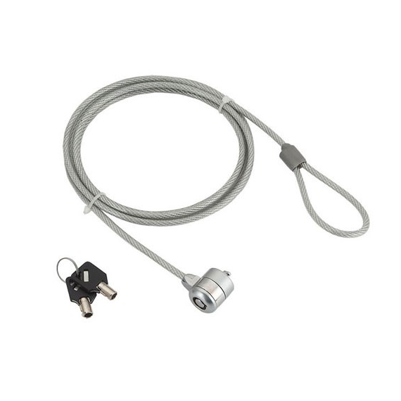 Gembird LK-K-01 Cable lock for notebooks (key lock) 1.8m | Techbox