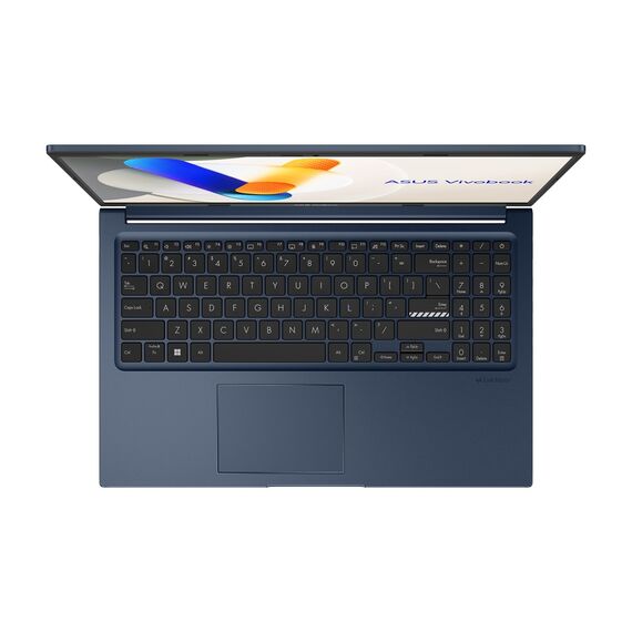 ASUS Vivobook 15 X1504VA-BQ4283W Core i5-120U 15.6" FHD IPS-level display 60Hz 250 nits AG 16GB DDR5 512GB SSD Intel Graphics WLAN + Bluetooth 720p webcam 42Wh battery Windows 11 Quiet Blue | Techbox