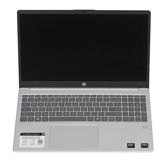 HP OmniBook 3 15-FN0105D Ryzen AI 5 330 15.6"FHD Touch IPS 16GB SSD512 FPR Win11 Glacier Silver (REPACK) 2Y | Techbox