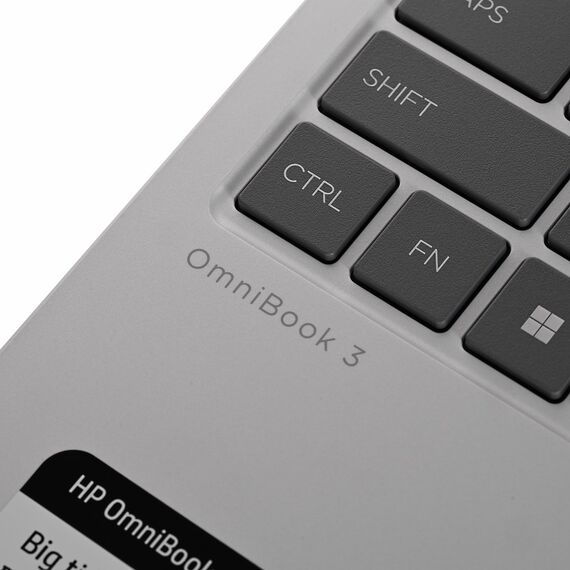 HP OmniBook 3 15-FN0105D Ryzen AI 5 330 15.6"FHD Touch IPS 16GB SSD512 FPR Win11 Glacier Silver (REPACK) 2Y | Techbox