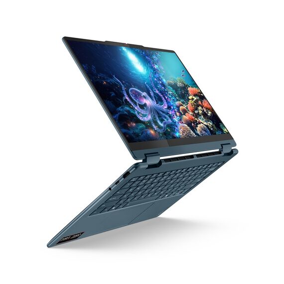 Lenovo Yoga 7 2-in-1 14AKP10 Copilot+ PC AMD Ryzen AI 5 340 Hybrid (2-in-1) 35.6 cm (14") Touchscreen WUXGA 16 GB LPDDR5-SDRAM 512 GB SSD Wi-Fi 7 (802.11be) Windows 11 Home Teal - Laptops | Macbook - Laptops & Desktops - Techbox
