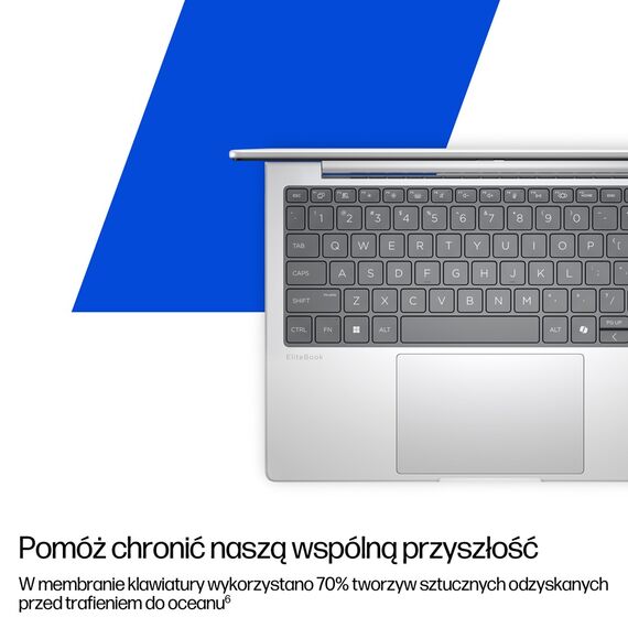HP EliteBook 8 G1i Ultra 5 225U 16"WUXGA 400nits LBL AG 16GB DDR5 5600 SSD512 Intel Arc Cam 5M+IR+ISP 62Wh W11Pro Aluminium Glacier Silver 3Y OnSite | Techbox