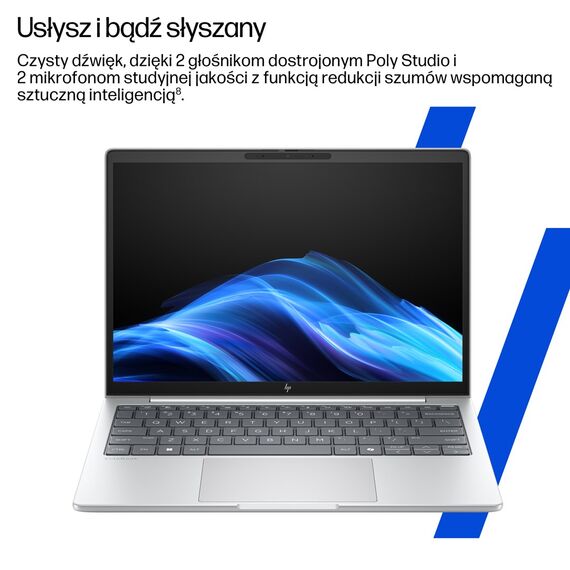 HP EliteBook 8 G1i Ultra 5 225U 16"WUXGA 400nits LBL AG 16GB DDR5 5600 SSD512 Intel Arc Cam 5M+IR+ISP 62Wh W11Pro Aluminium Glacier Silver 3Y OnSite | Techbox
