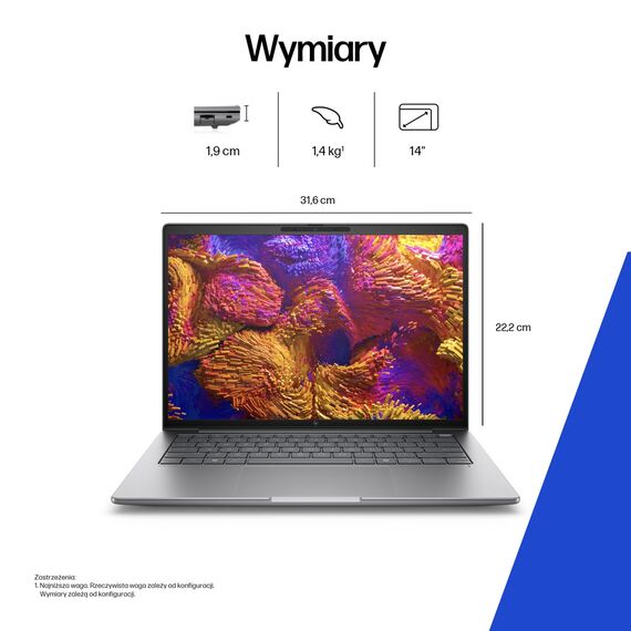 HP ZBook 8 G1ak Copilot+ PC AMD Ryzen AI 7 PRO 350 Mobile workstation 35.6 cm (14") WUXGA 32 GB DDR5-SDRAM 1 TB SSD Wi-Fi 7 (802.11be) Windows 11 Pro AI Workstation, AI PC Silver - Laptops | Macbook - Laptops & Desktops - Techbox