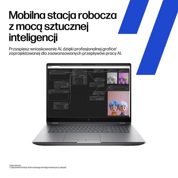 HP ZBook Fury G1i Intel Core Ultra 7 265HX Mobile workstation 45.7 cm (18") WQXGA 32 GB DDR5-SDRAM 1 TB SSD NVIDIA RTX PRO 3000 Blackwell Wi-Fi 7 (802.11be) Windows 11 Pro AI Workstation, AI PC Silver - Laptops | Macbook - Laptops & Desktops - Techbox