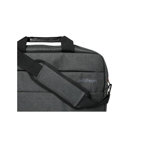 Addison 307014 notebook case 35.8 cm (14.1") Toploader bag Grey | Techbox