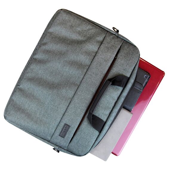 Addison 307015 notebook case 39.6 cm (15.6") Toploader bag Grey | Techbox