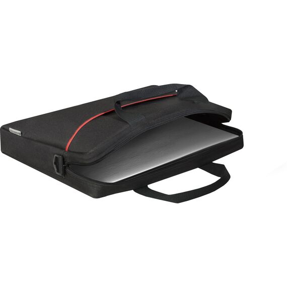 Defender Lite notebook case 39.6 cm (15.6") Briefcase Black | Techbox