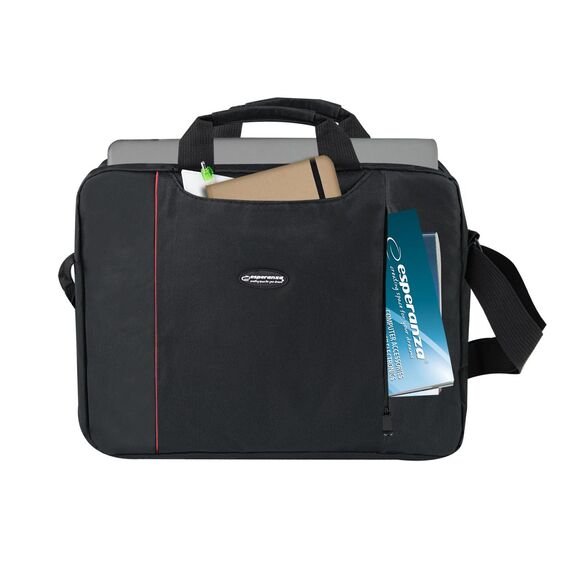 Esperanza ET192 notebook case 39.6 cm (15.6") Messenger case Black | Techbox