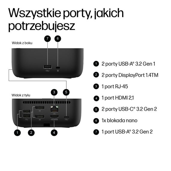 HP USB-C 100W G6 Dock | Techbox